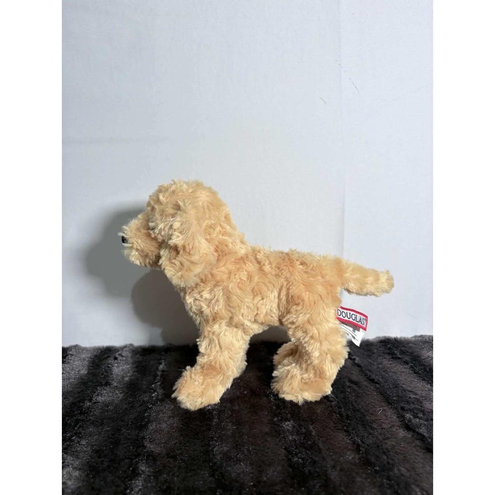 Douglas Cuddle Toys Goldendoodle Plush Puppy Stuffed Animal Golden Yellow Dog